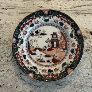 Antique Mason Ironstone plate, 19th century